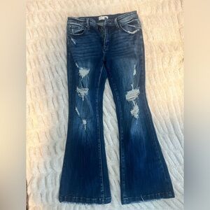 Petra 153 flare jeans size 29/11 women’s distressed jeans